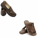 Kit 2 pares Sapatilha Mocassim e Sandália Anti Stress 