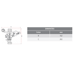 Aspersor Setorial para Irrigação Tigre MIDI 3/4 F 5,2