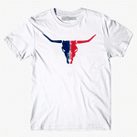 CAMISA MASCULINA TEXAS T-SHIRT PREMIUM- BRANCA