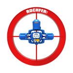 Bomba ROCHFER® SE-240 + Roda D'água 1,37 x 0,17 m + Base de Fixação