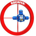 Bomba Rochfer SE-130 + Roda D'água 1,65 x 0,13 m + Base de Fixação