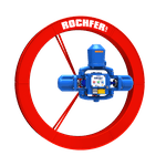 Bomba ROCHFER® SE-180 + Roda D'água 1,37 x 0,13 m + Base de Fixação