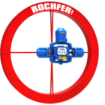 Bomba ROCHFER® SE-180 + Roda D'água 1,65 x 0,13 m + Base de Fixação