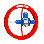 Bomba ROCHFER® SE-240 + Roda D'água 1,37 x 0,17 m + Base de Fixação