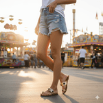 Sandália Rasteira Biarritz - Dourada