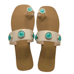 Sandália Rasteira Biarritz - Off White