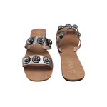 Sandália Rasteira Blow - ônix