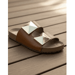 Sandália Slide Cleópatra - Caramelo