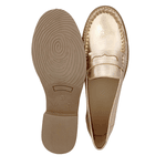 Sapato Mocassim Berna - Dourado