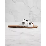 Sandália Rasteira Soho - Branco