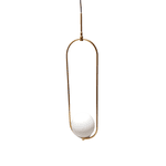 Lustre Pendente Mila Jabuticaba Alamin-LE201/1G-Dourado