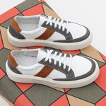 Tênis Casual Everest Tricolor Branco Cinza Castor 