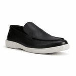 Loafer Masculino Casual Minimalista Mocassim Couro Preto