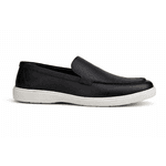 Loafer Masculino Casual Minimalista Mocassim Couro Preto