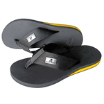 Chinelo ortopédico tamanho grande Alley Surf salto amarelo