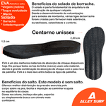 Kit chinelo ortopédico com camiseta básica estampada Alley Surf