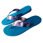 Chinelo para dismetria óssea, de Compensação de altura Unissex camuflado bege azul