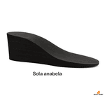 Sandália de compensação de altura, palmilha slim arcos cristal Alley Surf