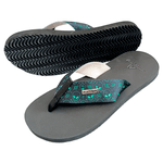 Chinelo tipo rasteirinha, solado de borracha ufo