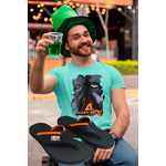 Kit camiseta básica estampada com chinelo ortopédico super macio com solado de borracha Alley Surf