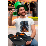 Kit camiseta básica estampada com chinelo ortopédico super macio com solado de borracha Alley Surf