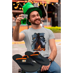 Kit camiseta básica estampada com chinelo ortopédico super macio com solado de borracha Alley Surf