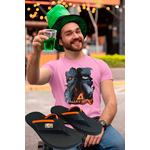 Kit camiseta básica estampada com chinelo ortopédico super macio com solado de borracha Alley Surf