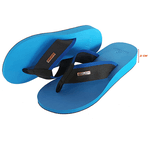 Chinelo ortopédico para esporão salto de 3cm anabela Azul