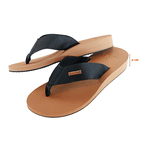 Chinelo ortopédico para esporão salto de 3cm anabela Nude