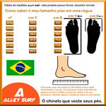 Chinelo ortopédico Alley Surf, esporão calcâneo