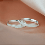 ALIANÇA DE COMPROMISSO 3MM PRATA 950 MODELO 2