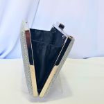 Bolsa Clutch Pequena De Festa, Elegância Para Casamento, Formatura E Balada Prata