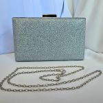 Bolsa Clutch Pequena De Festa, Elegância Para Casamento, Formatura E Balada Prata