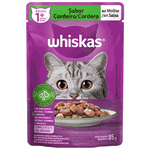 Ração Úmida Whiskas Adulto/ Cordeiro