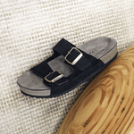 TAMANCO BIRKEN DOCTOR PÉ EM COURO LEGÍTIMO - Z500 PRETO PRETO