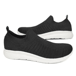 TÊNIS EM KNIT SUPER CONFORTÁVEL DOCTOR PÉ - MC3414 PRETO