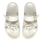 Papete Ana Couro Off White