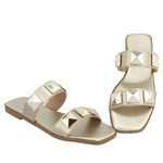 Rasteira Any Dourado