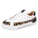 Tênis Casual Lanes Couro Branco/Onça