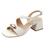 Sandália Mirela Couro Off White
