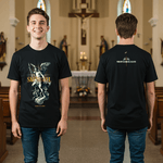 Camiseta Católica Arcanjo São Miguel Masculina Lançamento