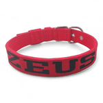 Coleira Fit Personalizada vermelha 