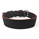 Coleira Para Cachorro Amorosso (preto e laranja) 