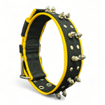 Coleira Amorosso Spike (preto e amarelo)