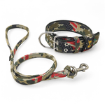 Coleira Amorosso® Camuflado USA + Guia USA BM