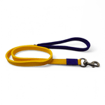 Guia de Passeio Cachorro Amarelo e Roxo