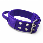 Coleira Poderosso Personalizada (Roxo)