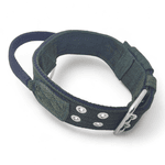 Coleira Para Cachorro Poderosso - Verde Militar e Preto