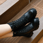 Bota Cano Médio - Lena, Preta