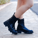 Bota Cano Médio, Bessie - Preta